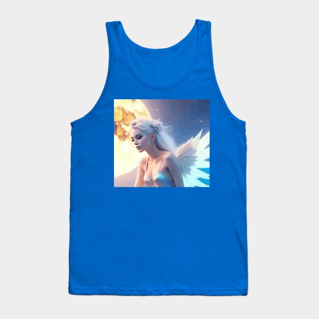 A beautiful girl-elf with wings on her back Tank Top by Evgeniya